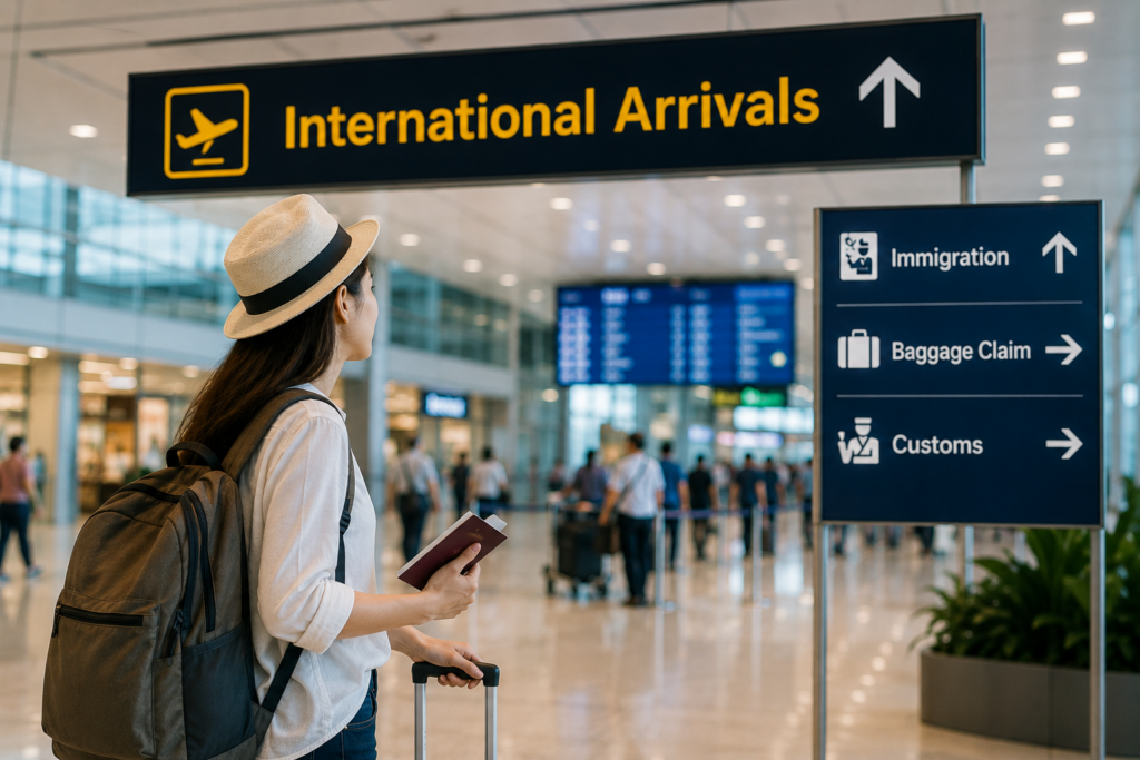 Airport assistance for immigration
