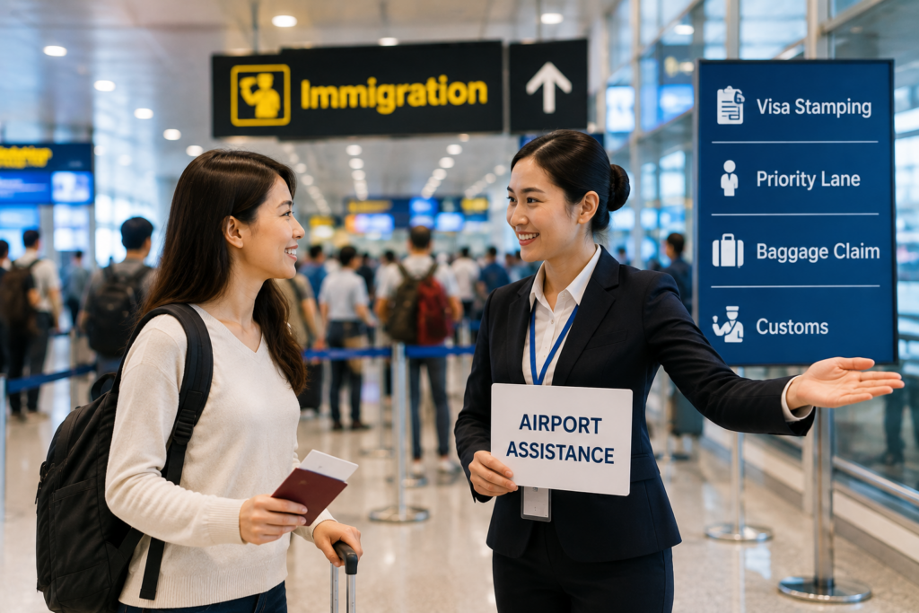 airport assistance for Vietnam immigration